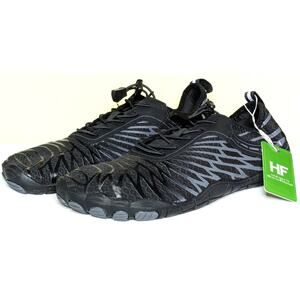 Hike Footwear Shoes Mens 10 EU 43 Black Lorax Pro Barefoot Wide Toe NEW Hiking